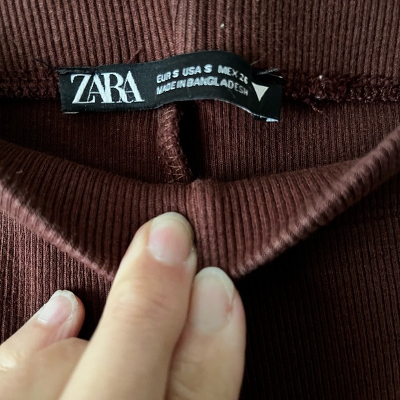 Zara Brown Knit Pants and Cardigan Set - Picture 7 of 7